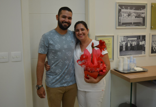 Homenagem à enfermeira Leila, mãe do Dudu!
