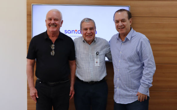 Dr. Eleuses Paiva, Secretário de Estado da Saúde de São Paulo, visita a Santa Casa Prudente