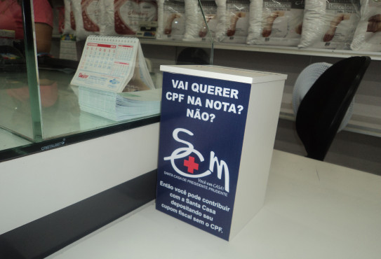 Campanha da Nota Fiscal Paulista da Santa Casa chega ao comércio