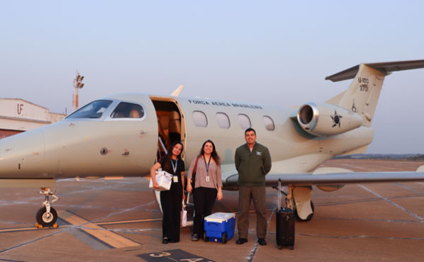 Santa Casa realiza captação de órgãos com apoio da Força Aérea Brasileira