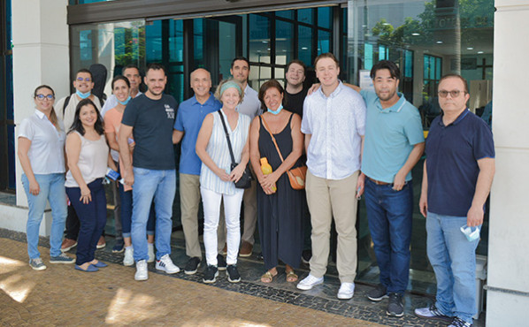 Missionários da Global Awakening dos Estados Unidos visitam a Santa Casa